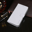 For Oukitel C8 idewei  Crazy Horse Texture Horizontal Flip Leather Case with Holder & Card Slots & Wallet(White) - More Brand by idewei | Online Shopping South Africa | PMC TechLife | Buy Now Pay Later Mobicred