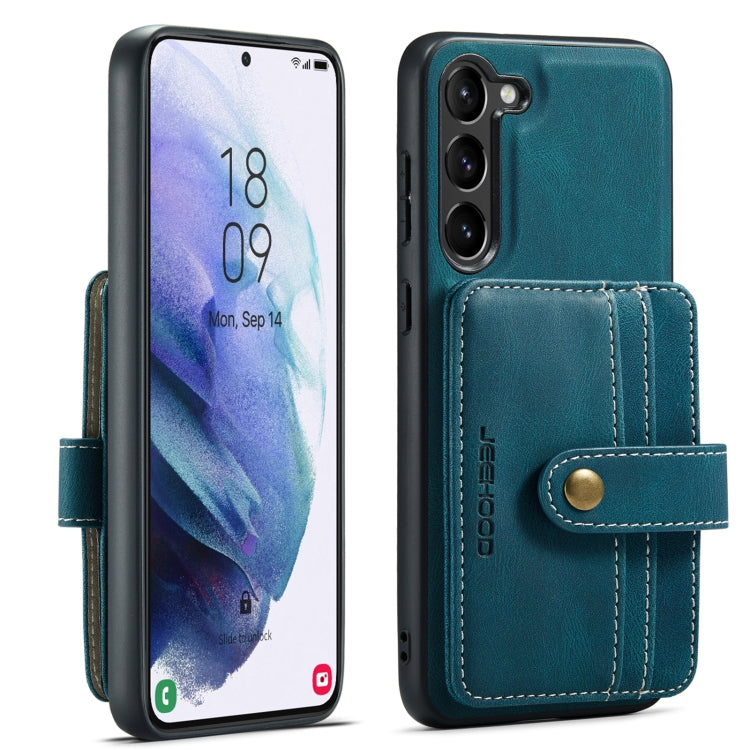 For Samsung Galaxy S24+ 5G JEEHOOD RFID Blocking Anti-Theft Magnetic Phone Case(Blue)