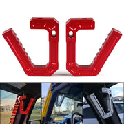 For Jeep Wrangler JK 2007-2018 Car Modification Aluminum Interior Handle(Red)