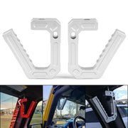 For Jeep Wrangler JK 2007-2018 Car Modification Aluminum Interior Handle(Silver)