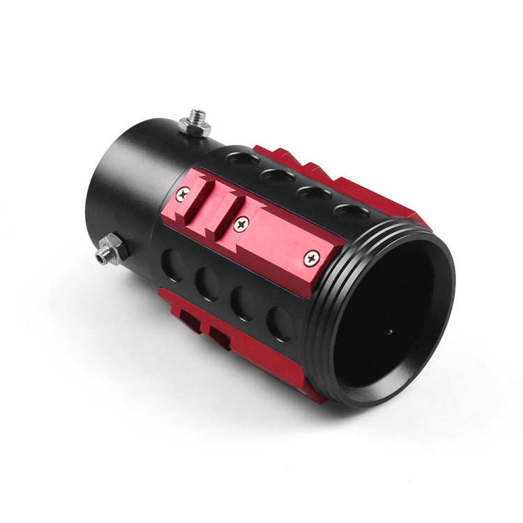 Car Modification Exhaust Pipe Tail Throat(Red)