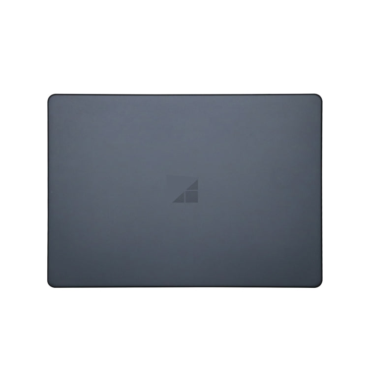 For Microsoft Surface Laptop 13.5 inch Flannel Shockproof Frosted Laptop Protective Case(Black)