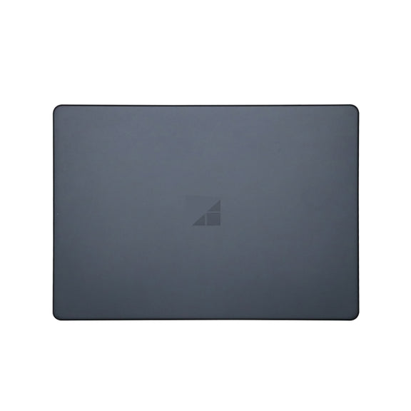 For Microsoft Surface Laptop 13.5 inch Flannel Shockproof Frosted Laptop Protective Case(Black)