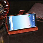 For Ulefone MIX 2 idewei  Crazy Horse Texture Horizontal Flip Leather Case with Holder & Card Slots & Wallet(White)