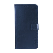 For Ulefone Note 7 idewei  Crazy Horse Texture Horizontal Flip Leather Case with Holder & Card Slots & Wallet(Dark Blue)