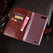 For Ulefone S1 idewei  Crazy Horse Texture Horizontal Flip Leather Case with Holder & Card Slots & Wallet(White)
