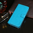 For Ulefone S10 Pro idewei  Crazy Horse Texture Horizontal Flip Leather Case with Holder & Card Slots & Wallet(Sky Blue) - Ulefone Cases by idewei | Online Shopping South Africa | PMC TechLife | Buy Now Pay Later Mobicred