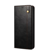 For OnePlus 11R Oil Wax Crazy Horse Texture Leather Phone Case(Black)