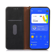 For OnePlus 11 5G KHAZNEH Nappa Top Layer Cowhide Leather Phone Case(Black)