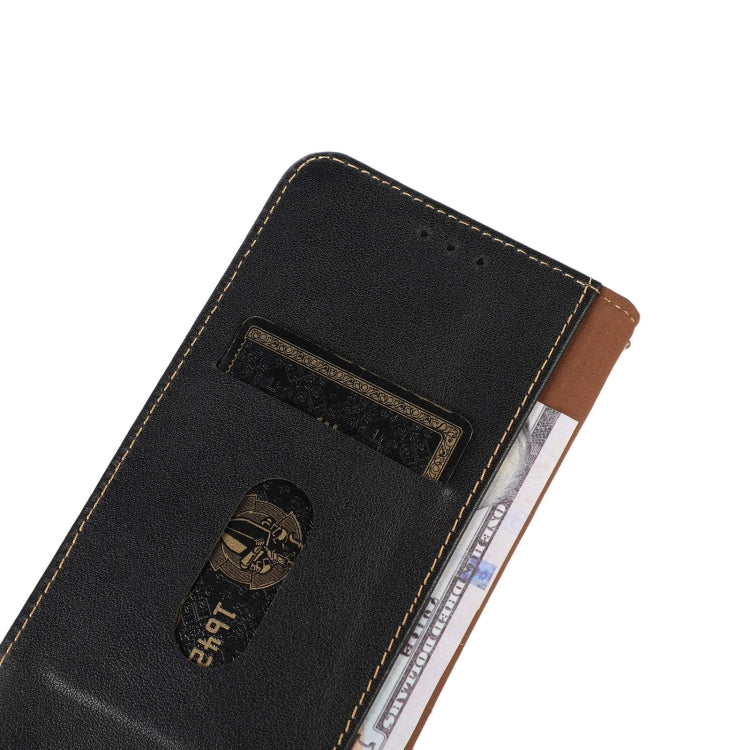 For OnePlus 11 5G KHAZNEH Nappa Top Layer Cowhide Leather Phone Case(Black)