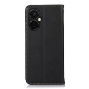 For OnePlus Nord CE 3 Lite KHAZNEH Nappa Top Layer Cowhide Leather Phone Case(Black)
