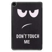 For Huawei Matepad SE 10.4 Custer Painted 3-Fold Holder Leather Tablet Case(Big Eye Me)