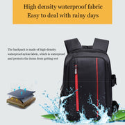 Outdoor Camera Backpack Water-resistant Photography Camera Shoulders Bag, Size:45x32x18cm(Green)