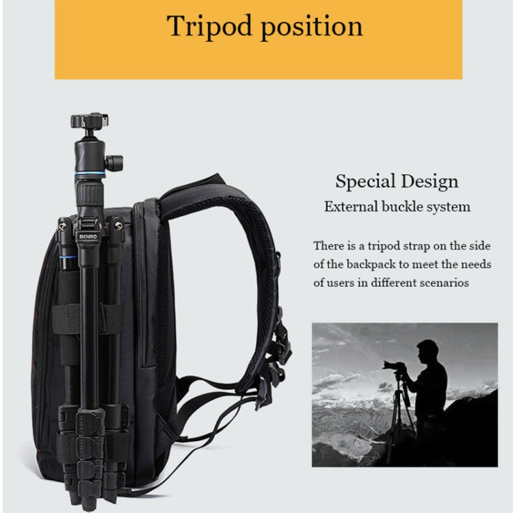 Outdoor Camera Backpack Water-resistant Photography Camera Shoulders Bag, Size:45x32x18cm (Purple)
