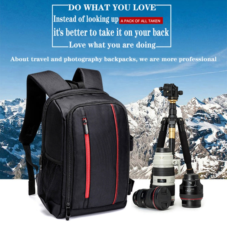 Outdoor Camera Backpack Water-resistant Photography Camera Shoulders Bag, Size:33.5x25.5x15.5cm(Green)