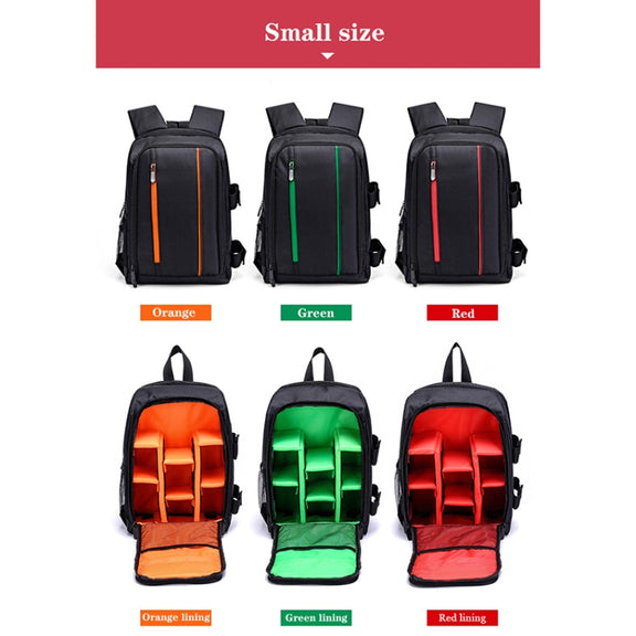 Outdoor Camera Backpack Water-resistant Photography Camera Shoulders Bag, Size:33.5x25.5x15.5cm(Green)