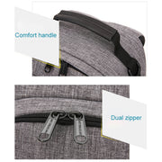 Small Water-resistant Camera Backpack Shoulders SLR Camera Bag(Grey)