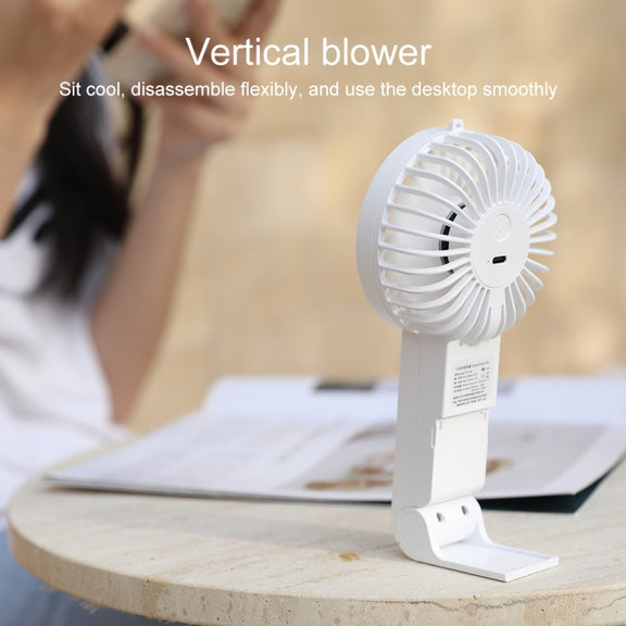 WT-F58 Hanging Neck Handheld Electric Fan(White)