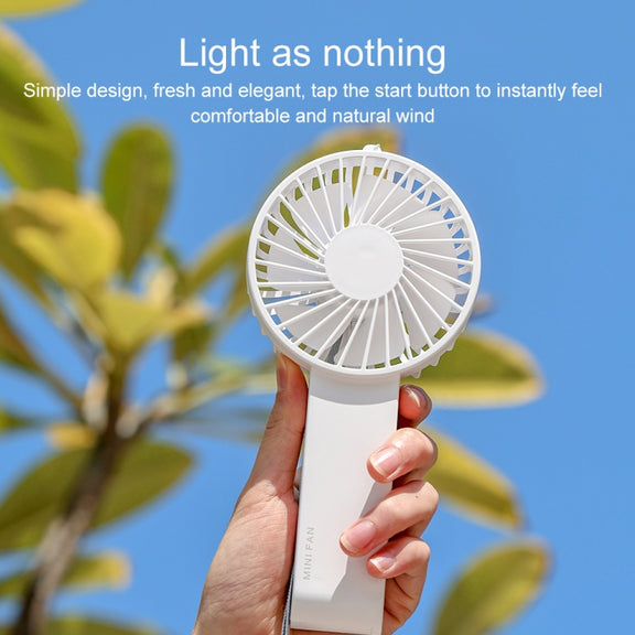 WT-F58 Hanging Neck Handheld Electric Fan(White)