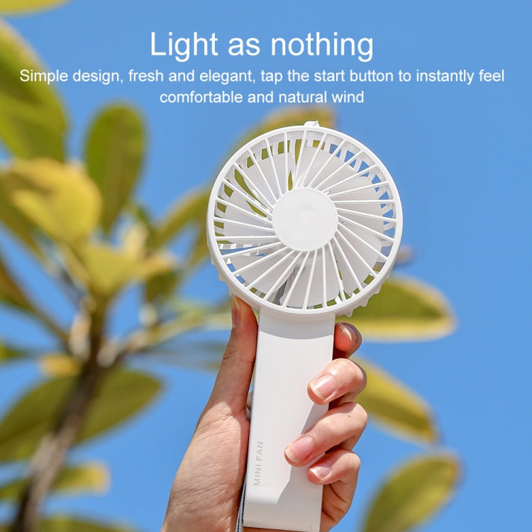 WT-F58 Hanging Neck Handheld Electric Fan(Cream Color)