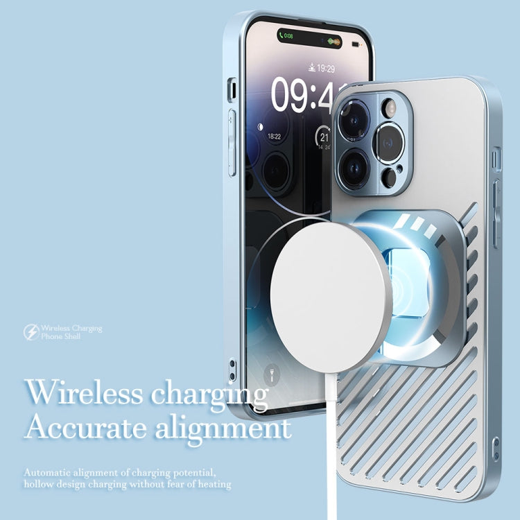 For iPhone 14 Plus R-JUST Square Round Mirror PC+TPU Phone Case(Black)