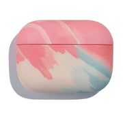 For AirPods Pro Ink Painting Water Sticker PC Earphone Case(Ink Rainbow)