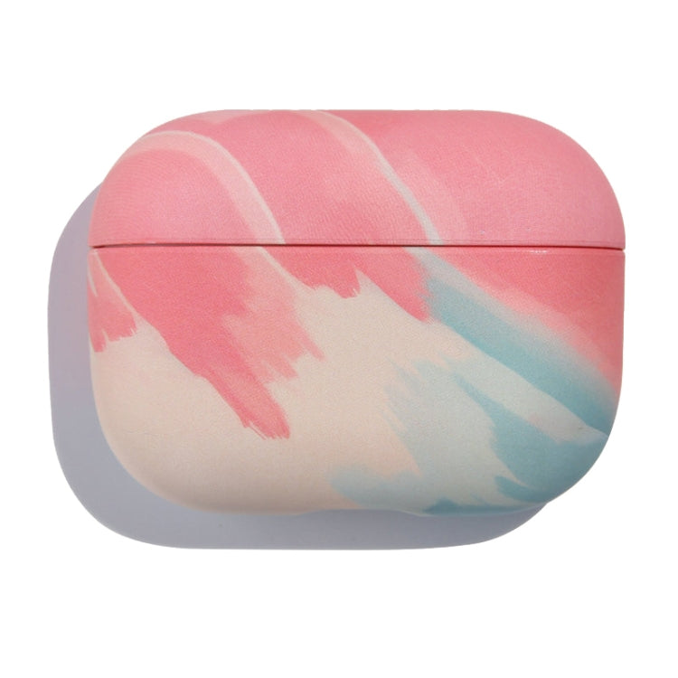 For AirPods 3 Ink Painting Water Sticker PC Earphone Case(Ink Rainbow)