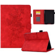 For Amazon Kindle 11th 2022 Peony Butterfly Embossed Leather Smart Tablet Case(Red) - Amazon by PMC TechLife | Online Shopping South Africa | PMC TechLife | Buy Now Pay Later Mobicred