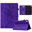 For Lenovo Tab M10 Gen 2 Peony Butterfly Embossed Leather Smart Tablet Case(Purple) - Lenovo by PMC TechLife | Online Shopping South Africa | PMC TechLife | Buy Now Pay Later Mobicred