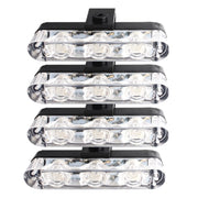4 in 1 Car 12LEDs Grille Flash Lights Warning Lights with Wireless Remote Control, Color:White