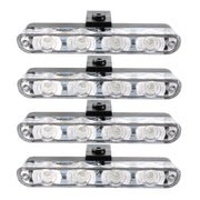 4 in 1 Car 16LEDs Grille Flash Lights Warning Lights with Wireless Remote Control(White Red)
