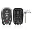 For Chevrolet / Opel 3+1 Button + Horn Button Car Key Case Remote Control Shell - Car Key Cases by PMC TechLife | Online Shopping South Africa | PMC TechLife | Buy Now Pay Later Mobicred
