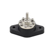 1/4 inch M6 RV Yacht 8-way Terminal Stud with 2 M5x20 Screws(Black) - Booster Cable & Clip by PMC TechLife | Online Shopping South Africa | PMC TechLife | Buy Now Pay Later Mobicred
