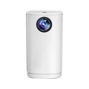 T1 480x360 800 Lumens Portable Mini LED Projector, Specification:UK Plug(White)