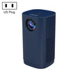T1 480x360 800 Lumens Portable Mini LED Projector, Specification:US Plug(Blue) - LED Projector by PMC TechLife | Online Shopping South Africa | PMC TechLife | Buy Now Pay Later Mobicred
