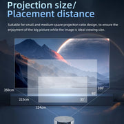 T2 800x480 1000 Lumens LED HD Mini Projector, Specification:UK Plug