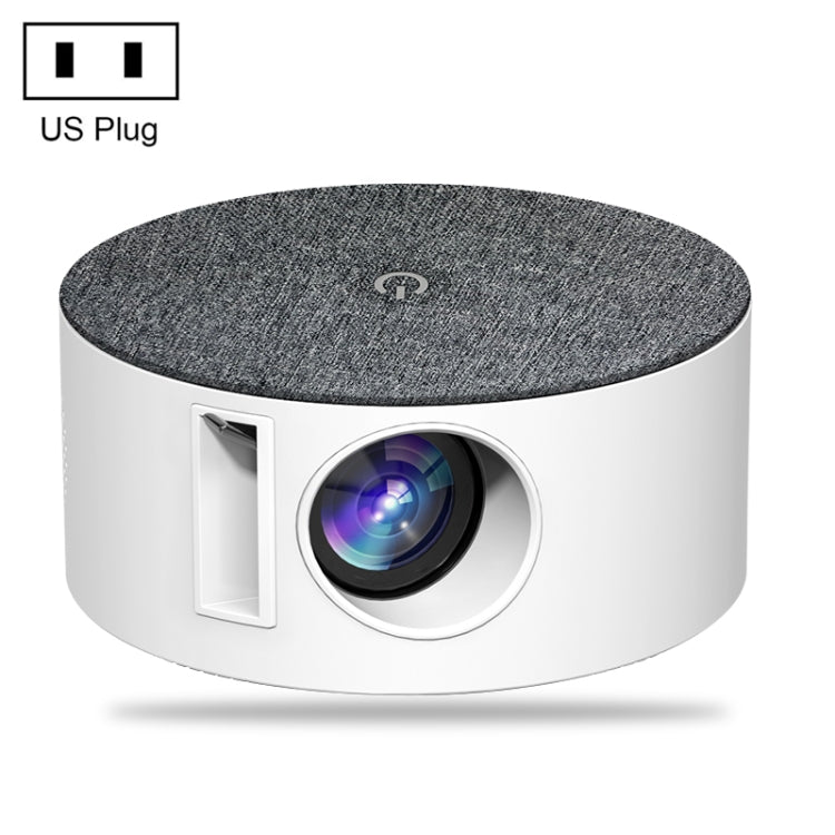 T2 800x480 1000 Lumens LED HD Mini Projector, Specification:US Plug