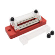 CP-3109-01 150A 12-48V RV Yacht Double-row 6-way Busbar(Red) - Booster Cable & Clip by PMC TechLife | Online Shopping South Africa | PMC TechLife | Buy Now Pay Later Mobicred