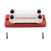 CP-3109-01 150A 12-48V RV Yacht Double-row 6-way Busbar(Red)