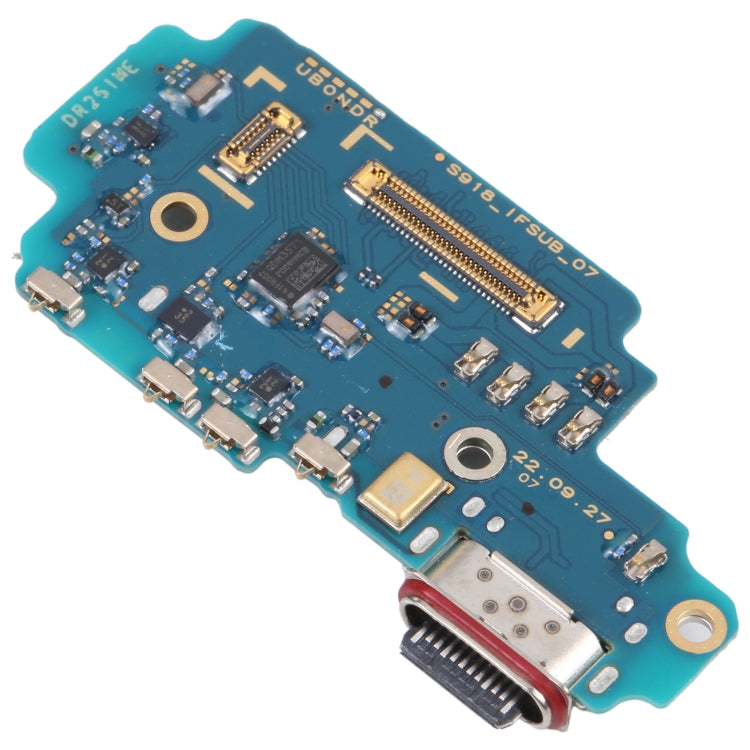For Samsung Galaxy S23 Ultra SM-S918B EU Edition Original Charging Port Board
