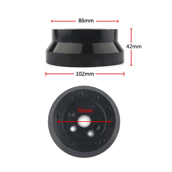 For Chevrolet 5 & 6 Hole Steering Wheel Polished Hub Adapter, Style:Type A