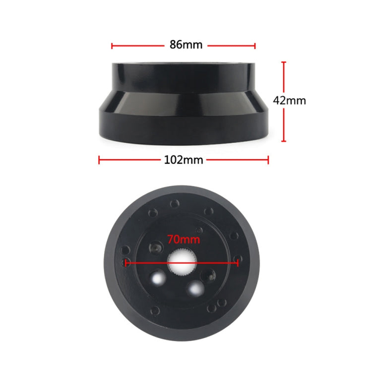 For Chevrolet 5 & 6 Hole Steering Wheel Polished Hub Adapter, Style:Type A