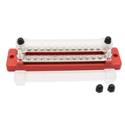 CP-3111 1 Pair 150A 12-48V RV Yacht Double-row 12-way Busbar