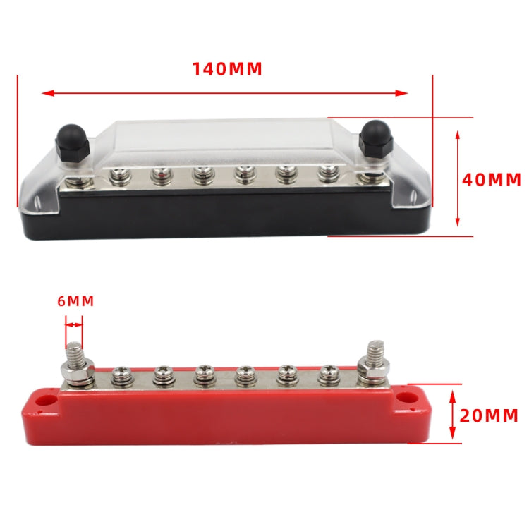 CP-0974 1 Pair 14-way Power Distribution Block Terminal Studs with Terminals