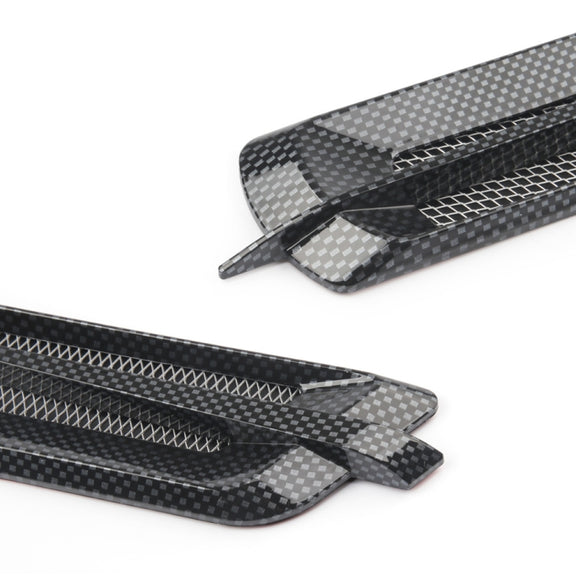 CS2 Car Modified Hood Air Outlet Decorative Stickers(Carbon Pattern)