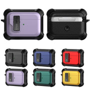 For AirPods Pro 2 Signal Flag Wireless Earphones Case with Security Lock(Red)
