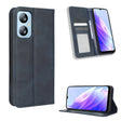 For Blackview A52 Magnetic Buckle Retro Texture Leather Phone Case(Blue) - More Brand by PMC TechLife | Online Shopping South Africa | PMC TechLife | Buy Now Pay Later Mobicred