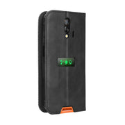 For Blackview BV7200 Magnetic Buckle Retro Texture Leather Phone Case(Black)
