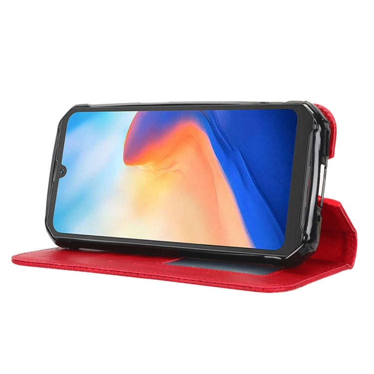 For Blackview BV7200 Magnetic Buckle Retro Texture Leather Phone Case(Red)