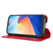 For Blackview BV7200 Magnetic Buckle Retro Texture Leather Phone Case(Red)